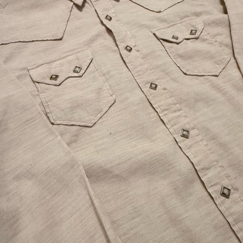 Polo by Ralph Lauren Women's Cream Button Down Shirt - Picture 3 of 5